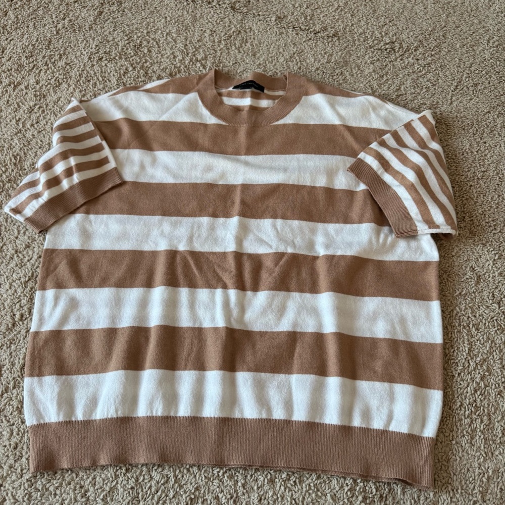 Ann Taylor stripe sweater tee